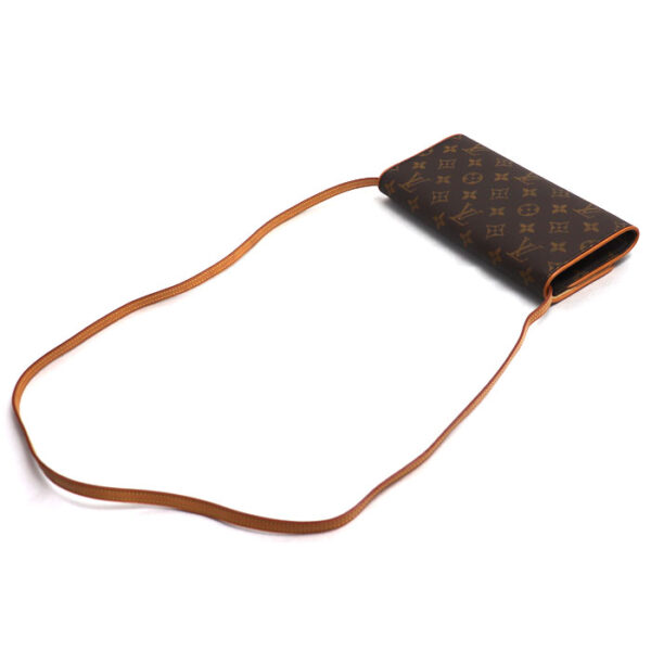 k23 3348 1 3351 Louis Vuitton Pochette Twin GM Shoulder Bag Monogram Brown