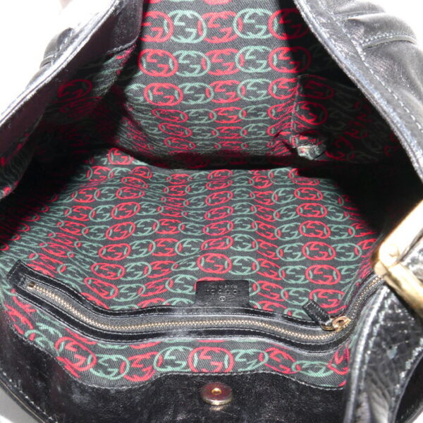 k23 3721 1 3 Gucci Interlocking G Shoulder Bag Black