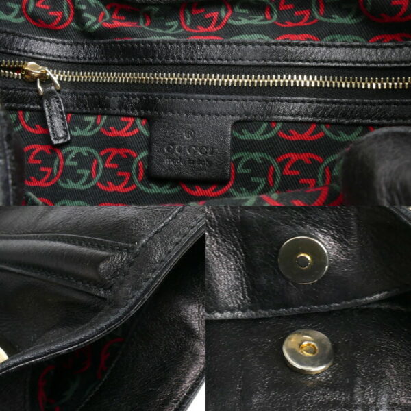 k23 3721 1 4 Gucci Interlocking G Shoulder Bag Black