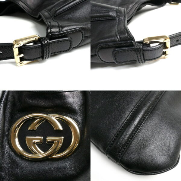 k23 3721 1 5 Gucci Interlocking G Shoulder Bag Black