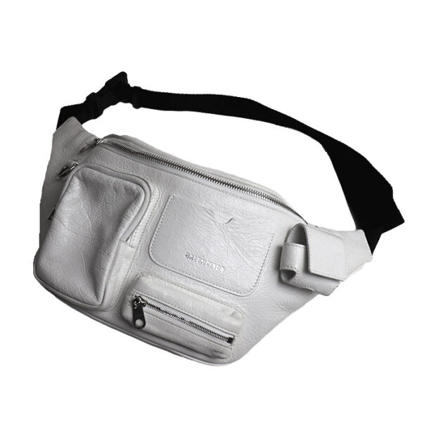 k23 3868 1 3869 Balenciaga Super Busy Belt Pack Body Bag White