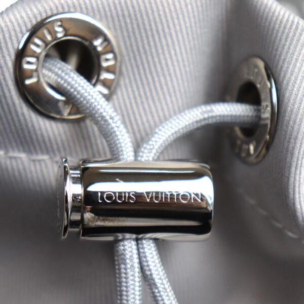 k23 4118 1 4125 Louis Vuitton Logo Story Monogram Chalk Sling Body Bag Gray Bronze