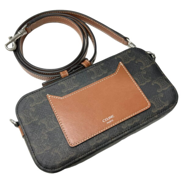 k23 4130 2 Celine Triomphe Mobile Pouch