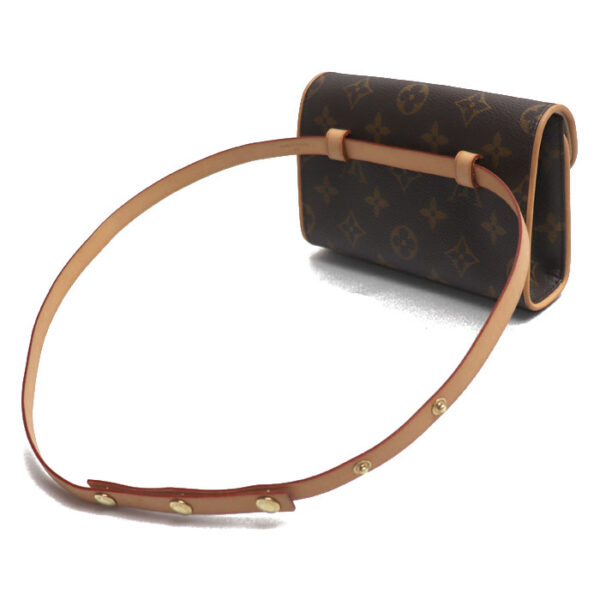 k23 4691 1 4693 Louis Vuitton Pochette Florentine Monogram Pouch Brown