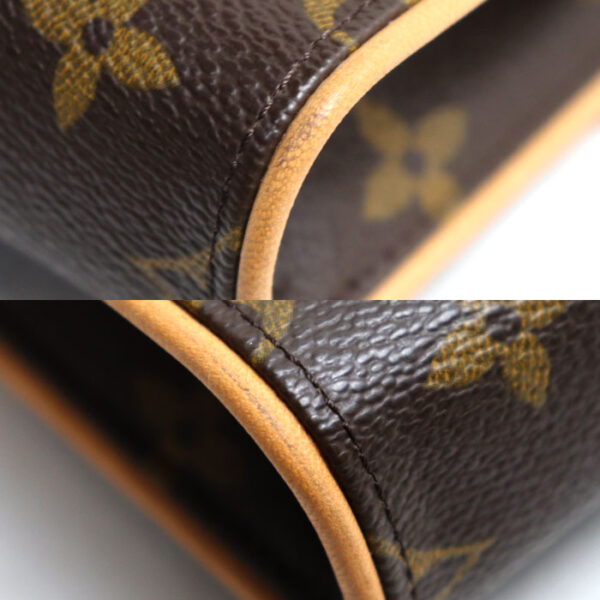 k23 4691 1 4697 Louis Vuitton Pochette Florentine Monogram Pouch Brown