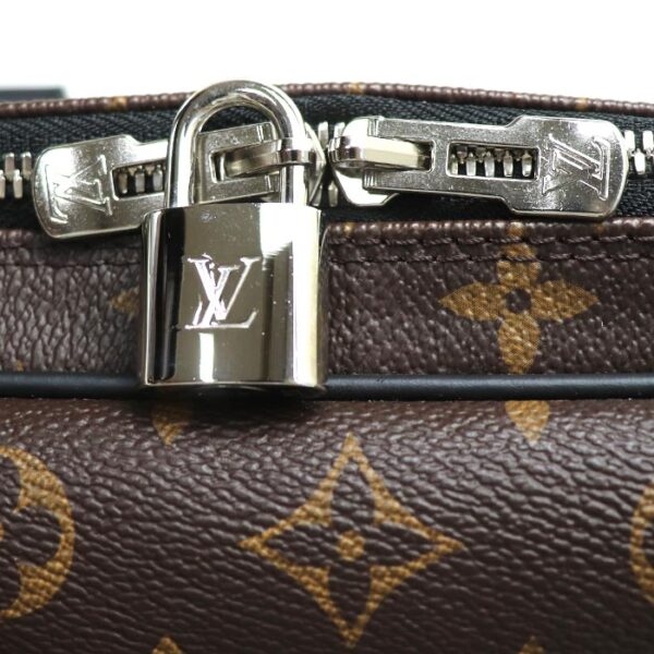 k23 4762 1 4770 Louis Vuitton Monogram Macassar PDV PM Briefcase Brown Black