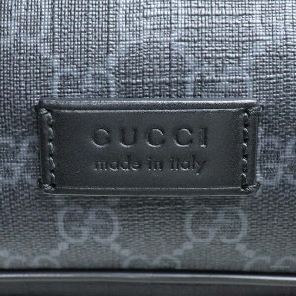 k23 4965 1 4972 Gucci GG Supreme Belt Bag Body Bag Gray Black