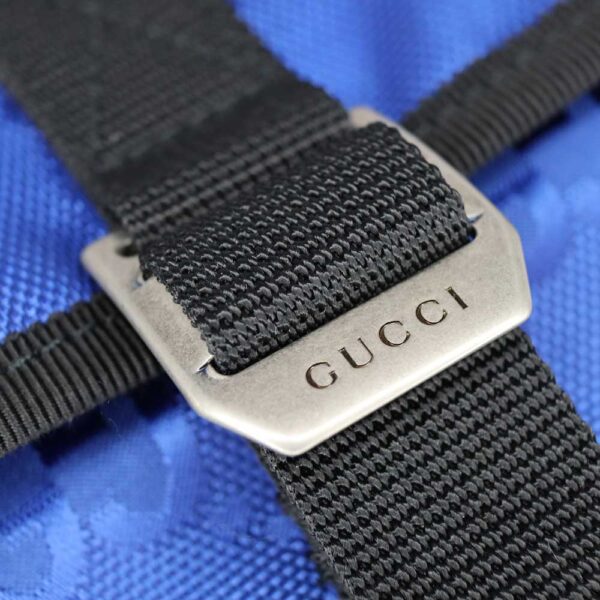 k23 8414 7 Gucci GG Shoulder Bag Canvas Blue