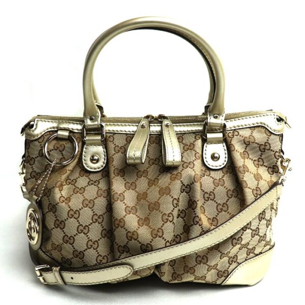 k24 028 1 29 Gucci GG Sookie 2Way Shoulder Bag Beige