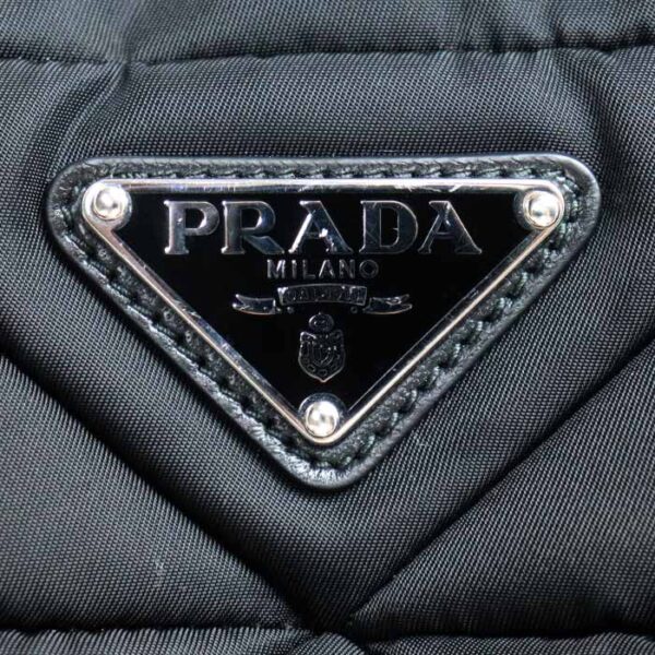 k24 144 1 150 Prada Tessuto Quilted Tote Padded Re Nylon Bag Black