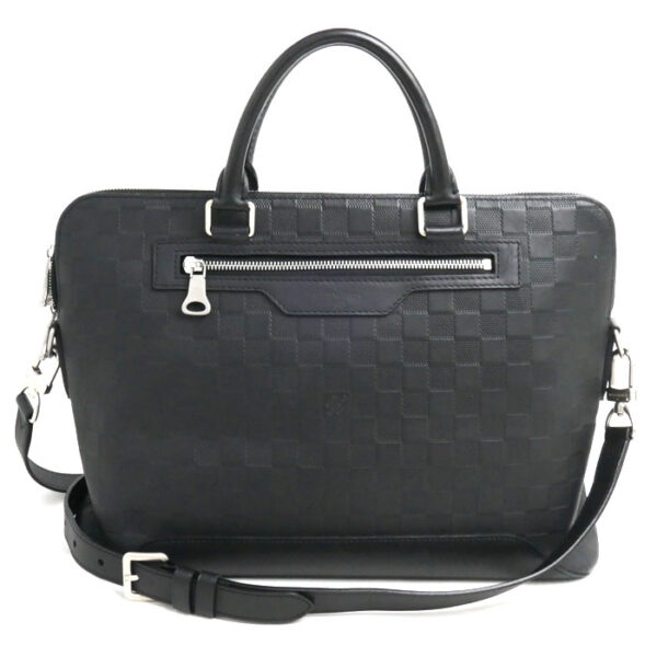 k24 146 1 1 Louis Vuitton Avenue Briefcase Damier Infini Onyx Black