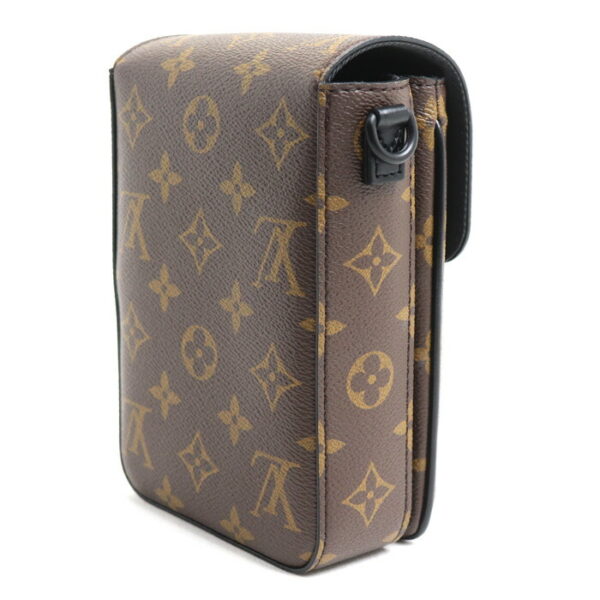 k24 170 1 2 Louis Vuitton S Lock Vertical Wearable Wallet Bag Macassar Brown