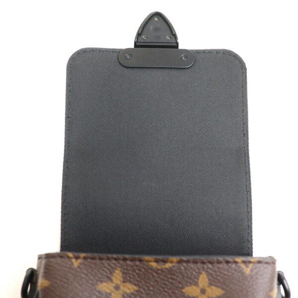 k24 170 1 3 Louis Vuitton S Lock Vertical Wearable Wallet Bag Macassar Brown