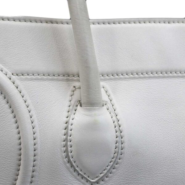 k24 2340 8 Celine Luggage Phantom Bag White