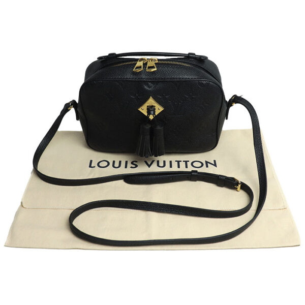 k24 368 1 378 Louis Vuitton Saintonge Shoulder Bag Monogram Empreinte Black