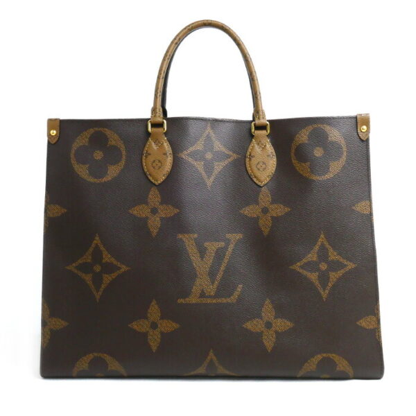 k24 418 1 1 Louis Vuitton On the Go GM Tote Bag Monogram Giant Reverse