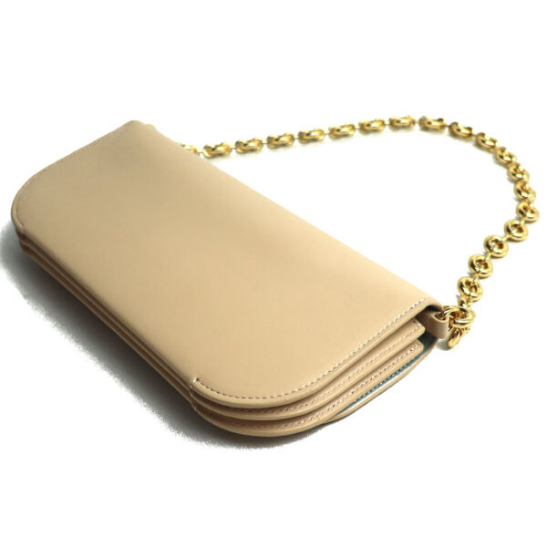 k24 467 1 469 Loewe Goya Long Chain Clutch Bag Beige