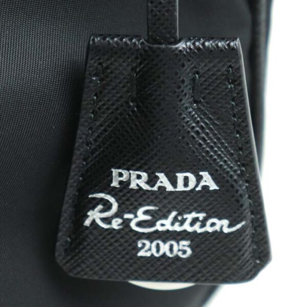 kh24 0724 13 732 Prada Re Edition 2005 Re Nylon 2Way Shoulder Bag Black