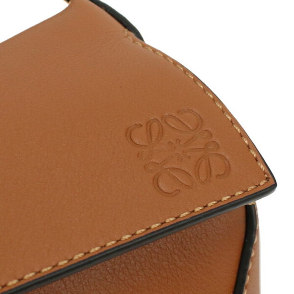 loeb510eb1x03021 2 Loewe Puzzle Bum Bag Mini Tan Brown