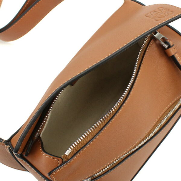 loeb510eb1x03021 3 Loewe Puzzle Bum Bag Mini Tan Brown