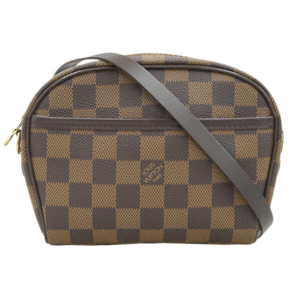 lv1585 1 Louis Vuitton Ipanema Pochette Damier Canvas Shoulder Bag Ebene