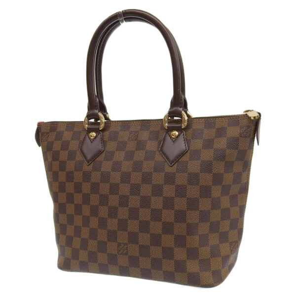 lv1594 2 Louis Vuitton Saleya PM Damier Canvas Tote Bag Ebene