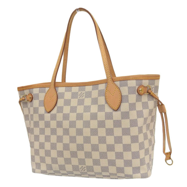 lv1595 2 Louis Vuitton Neverfull PM Damier Azur Canvas Tote Bag