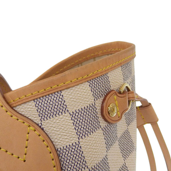 lv1595 5 Louis Vuitton Neverfull PM Damier Azur Canvas Tote Bag