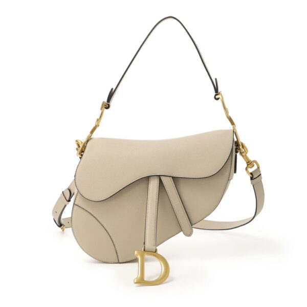 m0455cbaa 51u02 Dior Saddle Calfskin Handbag Beige