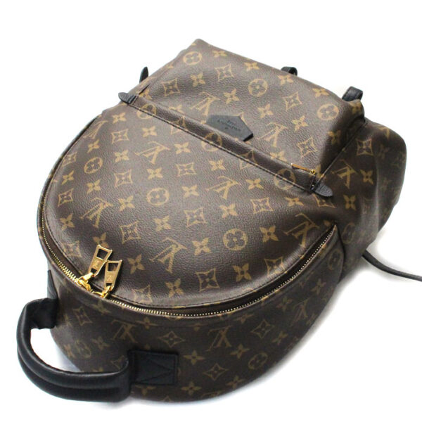 mb23 1105 3 3 Louis Vuitton Palm Springs Backpack MM Monogram Brown