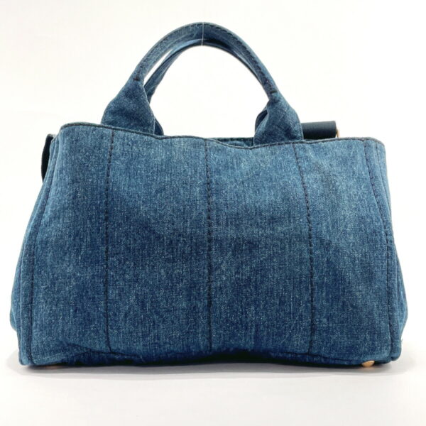 n2118810 3 Prada Canapa Tote Bag Denim Blue