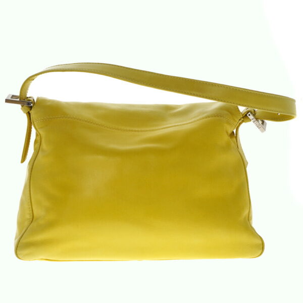 n22 317 3 Fendi Mamma Bucket Nappa Leather Yellow Shoulder Bag