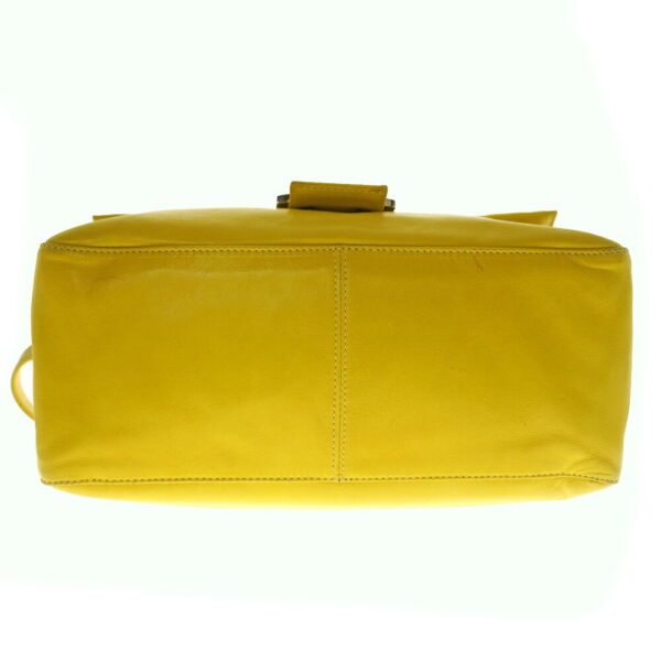 n22 317 4 Fendi Mamma Bucket Nappa Leather Yellow Shoulder Bag