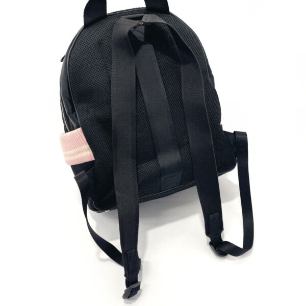 n3019473 7 Miu Miu Cat Applique Backpack Nylon Black