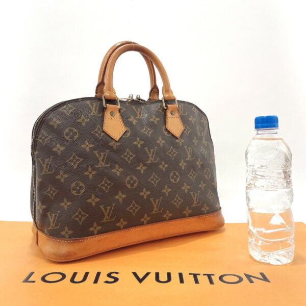 n3019496 2 Louis Vuitton Alma PM Handbag Monogram Canvas Brown