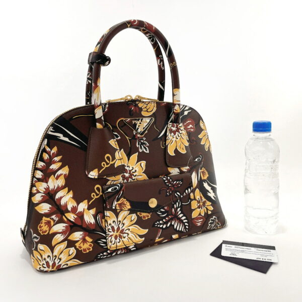 n3029610 2 Prada Flower Botanical Tote Bag Brown