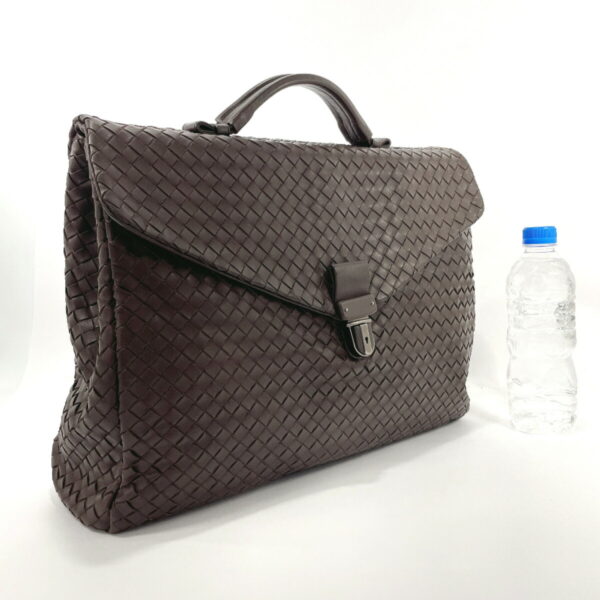 n3039944 2 Bottega Veneta Intrecciato Business Bag Leather Brown