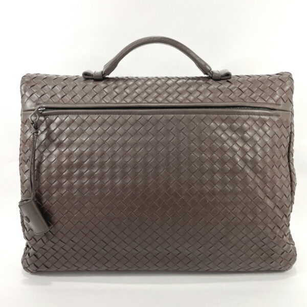 n3039944 3 Bottega Veneta Intrecciato Business Bag Leather Brown