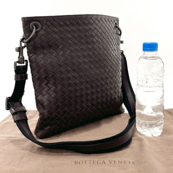 n3061197 2 Bottega Veneta Intrecciato Shoulder Bag Leather Brown