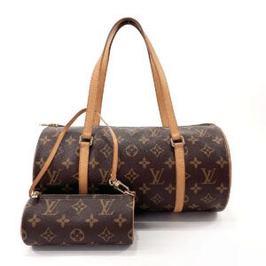 n3061204 100 LOUIS VUITTON Mini Marie Handbag Monogram Blue