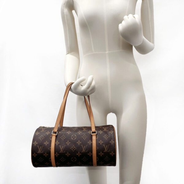 n3061204 12 Louis Vuitton Papillon 30 Handbag Monogram Brown