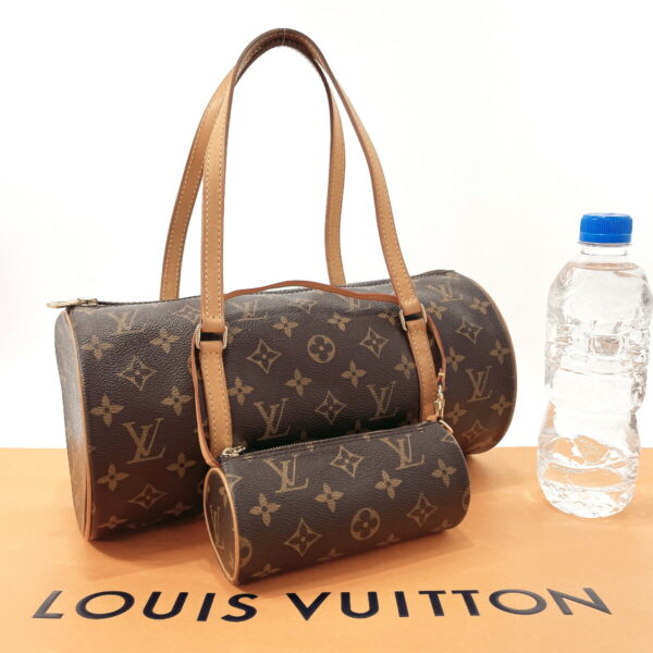 n3061204 2 Louis Vuitton Papillon 30 Handbag Monogram Brown