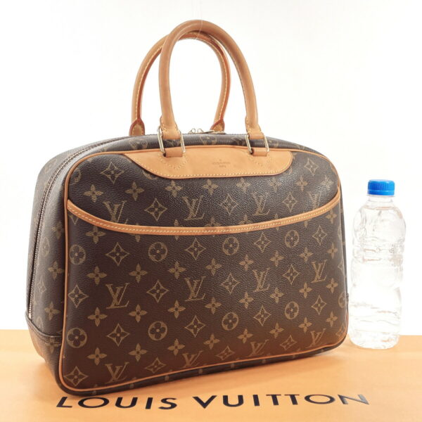 n3081814 2 Louis Vuitton Deauville Handbag Monogram Brown