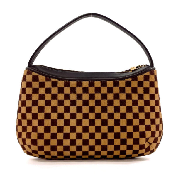 n3081855 3 Louis Vuitton Tiger Teagle Handbag Damier Sauvage Brown