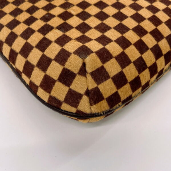 n3081855 5 Louis Vuitton Tiger Teagle Handbag Damier Sauvage Brown