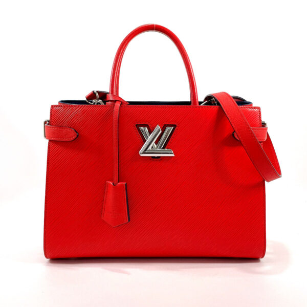 n3092039 1 Louis Vuitton Twist Tote 2Way Tote Bag Epi Leather Red