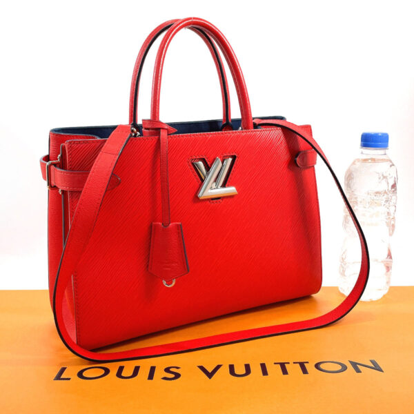 n3092039 2 Louis Vuitton Twist Tote 2Way Tote Bag Epi Leather Red