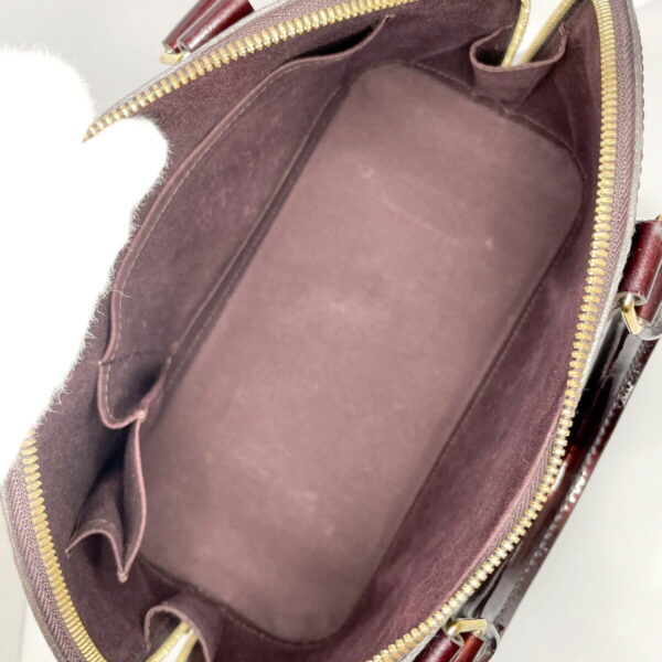 n3092162 8 Louis Vuitton Alma PM Handbag Monogram Vernis Purple