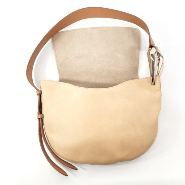 n3102213 8 Chloe Kiss Hobo Shoulder Bag Leather Beige