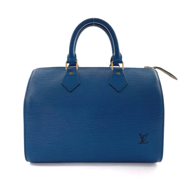 n3102755 1 Louis Vuitton Speedy 25 Handbag Epi Leather Blue